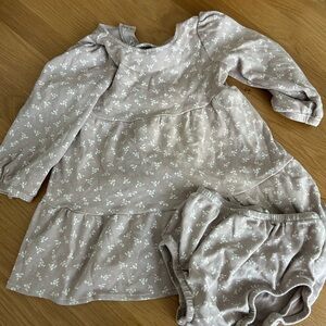 Colored Organics dress and bloomer set